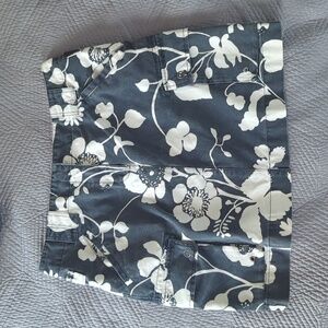 J. Crew Floral Skirt With Pockets